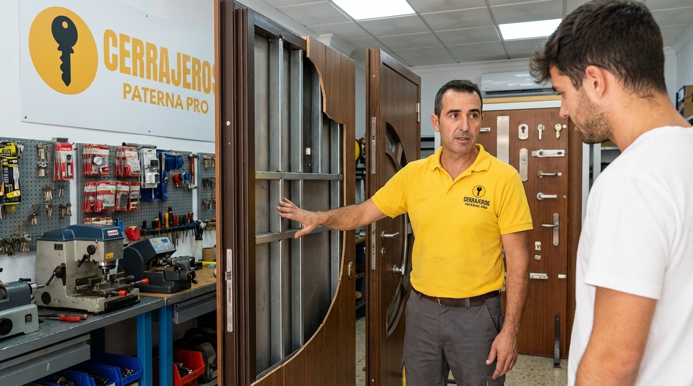 Puertas Blindadas vs. Acorazadas: ¿Cuál es la verdadera diferencia y cuál elegir? - Cerrajeros Paterna Pro